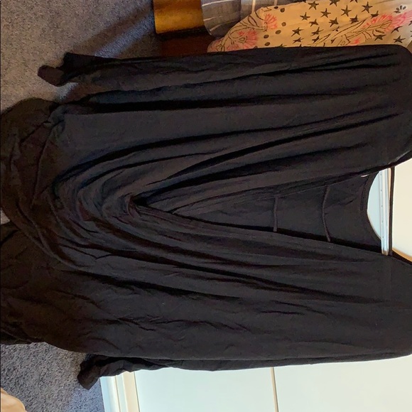 Plain black long sleeve with cut out in back! - Picture 2 of 3